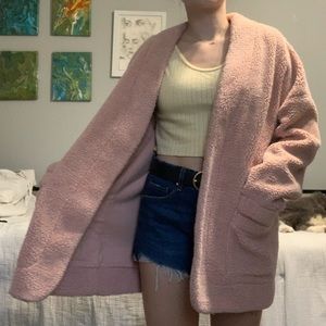 ⭐️SOLD⭐️Baby pink teddy coat